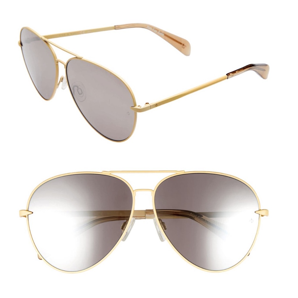 RAG AND BONE 63mm AVIATOR SUNGLASSES